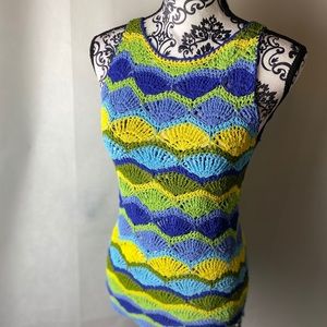 ISAAC MIZRAHI looped knit top.